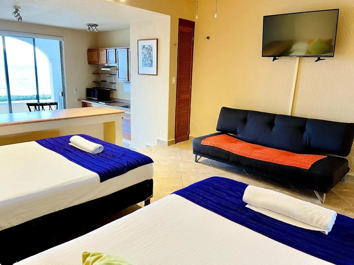 Punta Me Apartment Beach Front In The Hotel & Waterpark Cancun Mexico